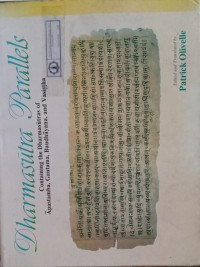 Image of Dharmasutra Parallels